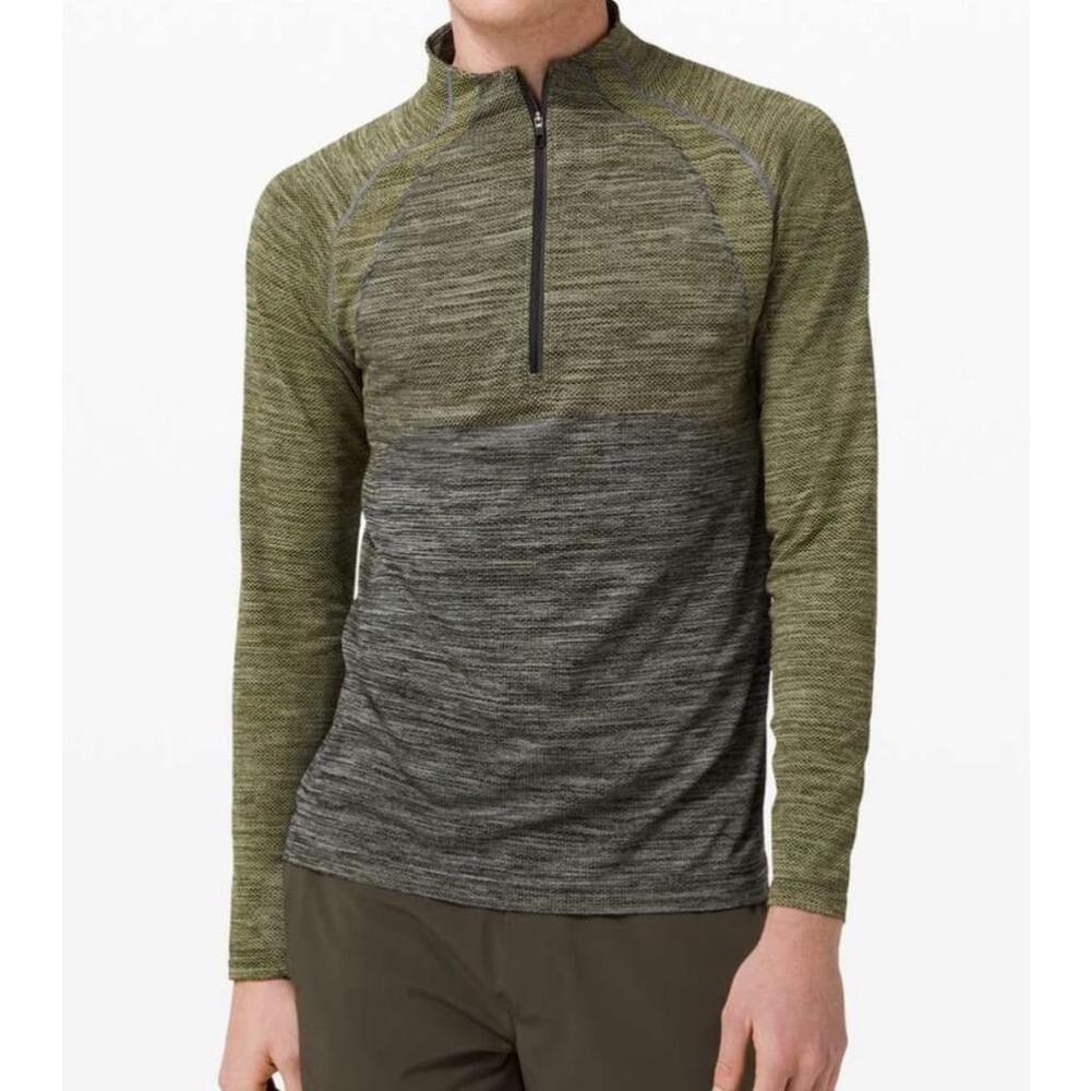 Lululemon Mens Metal Vent Tech 1/2 Zip Multi Color